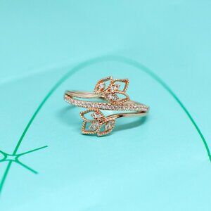 Rose Gold Statement Ring | Dainty Stacking Ring